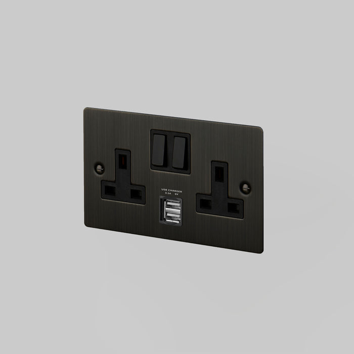 2G USB UK Plug Socket