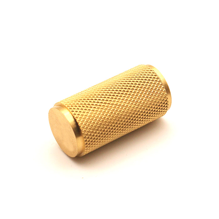 Knurled Cylinder Cupboard Pull