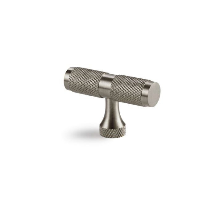 Knurled T bar Cupboard Pull