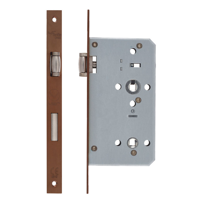 DIN lift To Lock - 72mm c/c 1 Pc Forend Square