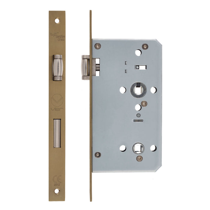 DIN lift To Lock - 72mm c/c 1 Pc Forend Square