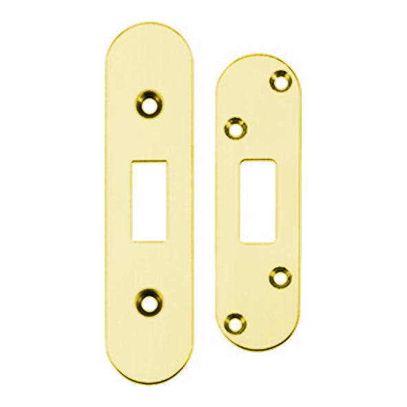 Spare Acc Pk for UK Flat Dead Lock - contains Radius Forend, Strike and Fixing Screws