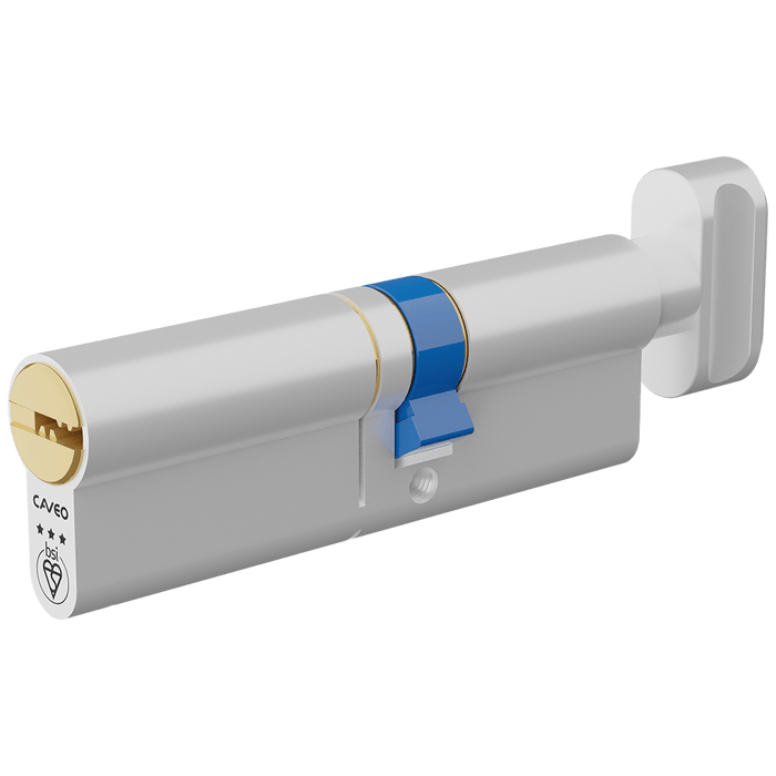 Aldridge Cylinders CAVEO TS007 3* Key & Turn Euro Dimple Cylinder - 95mm 55(Ext)/40