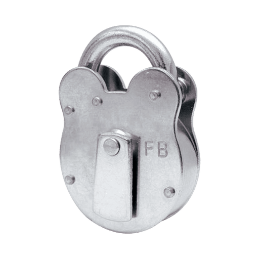 Aldridge Padlocks WALSALL LOCKS FB Old English Padlock - FB1 53mm GALV KA / Yellow WALSALL LOCKS FB Old English Padlock