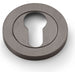 Alexander & Wilks Escutcheons Dark Bronze PVD Alexander & Wilks Concealed Fix Escutcheon Euro Profile - Satin Brass PVD