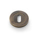 Alexander & Wilks Escutcheons Antique Brass Alexander & Wilks Concealed Fix Escutcheon Standard Profile - Antique Brass