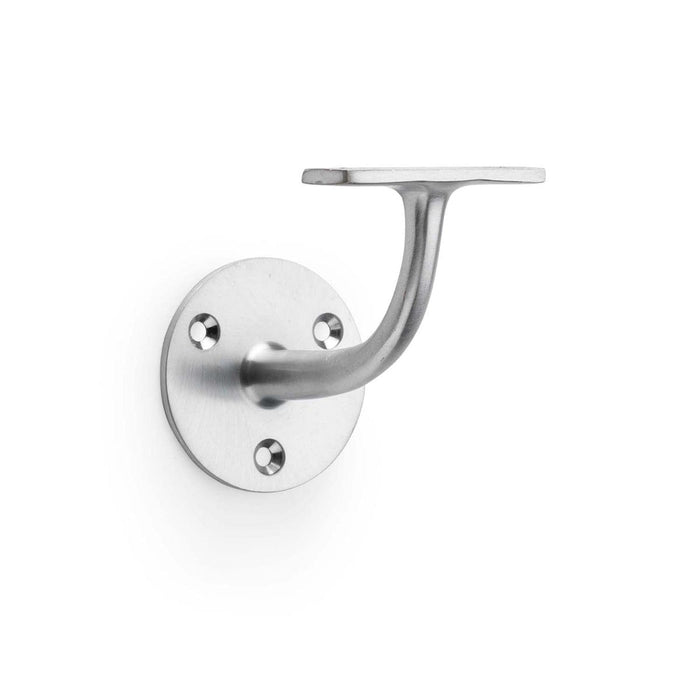 Alexander & Wilks Handrail Bracket Satin Chrome AW - Architectural Handrail Bracket