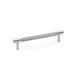 Alexander & Wilks Cupboard Handles Polished Nickel AW - Brunel Knurled T-Bar Cupboard Handle -Centres 128mm