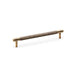 Alexander & Wilks Cupboard Handles Antique Brass AW - Brunel Knurled T-Bar Cupboard Handle - Centres 160mm