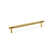 Alexander & Wilks Cupboard Handles Satin Brass AW - Brunel Knurled T-Bar Cupboard Handle - Centres 160mm