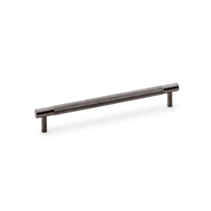 Alexander & Wilks Cupboard Handles Dark Bronze AW - Brunel Knurled T-Bar Cupboard Handle - Centres 192mm