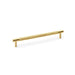 Alexander & Wilks Cupboard Handles Satin Brass AW - Brunel Knurled T-Bar Cupboard Handle - Centres 192mm