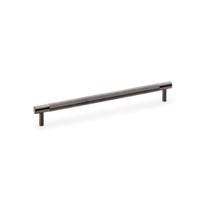 Alexander & Wilks Cupboard Handles Dark Bronze AW - Brunel Knurled T-Bar Cupboard Handle - Centres 224mm