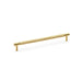 Alexander & Wilks Cupboard Handles Satin Brass AW - Brunel Knurled T-Bar Cupboard Handle - Centres 224mm