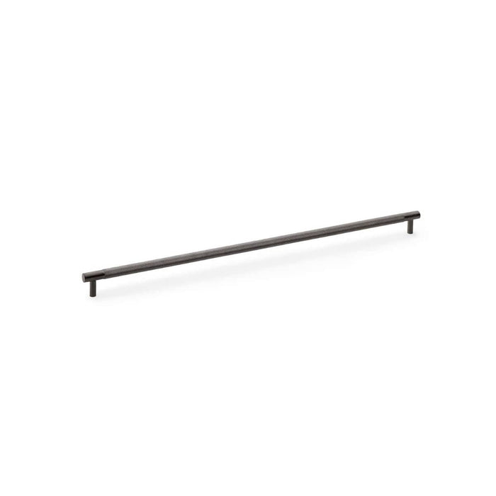 Alexander & Wilks Cupboard Handles Dark Bronze AW - Brunel Knurled T-Bar Cupboard Handle - Centres 448mm