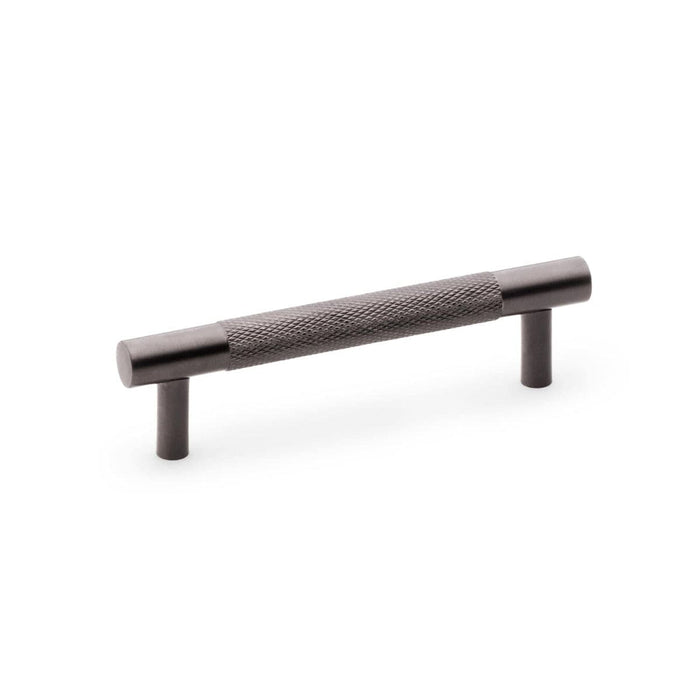 Alexander & Wilks Cupboard Handles Dark Bronze AW - Brunel Knurled T-Bar Cupboard Handle - Centres 96mm