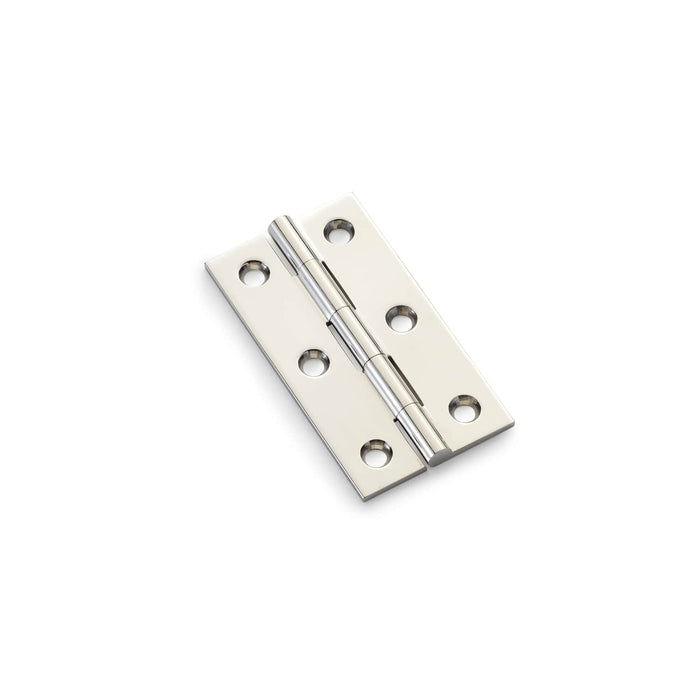 Alexander & Wilks Hinges Polished Nickel AW CABINET BRASS BUTT HINGE 2 1/2"