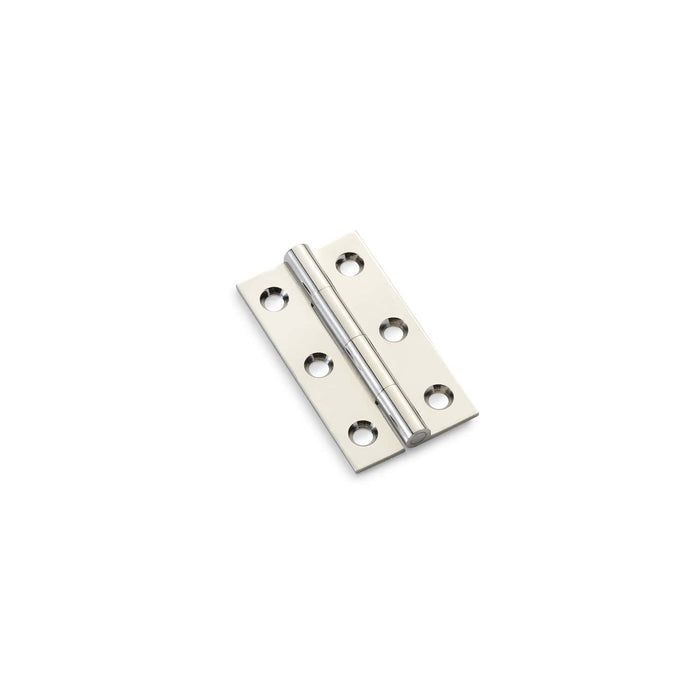 Alexander & Wilks Hinges Polished Nickel AW CABINET BRASS BUTT HINGE 2"