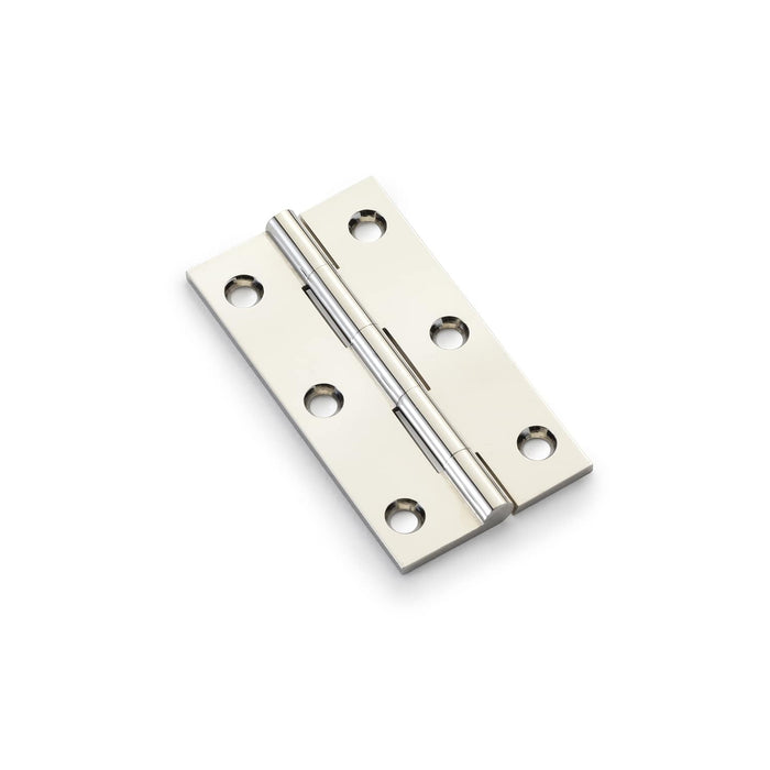 Alexander & Wilks Hinges Polished Nickel AW CABINET BRASS BUTT HINGE 3"