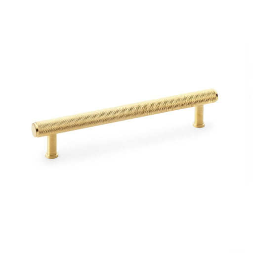 Alexander & Wilks Cupboard Handles Satin Brass PVD AW- Crispin Bamboo T-bar Cupboard Handles - 160mm