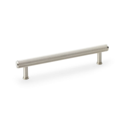 Alexander & Wilks Cupboard Handles Polished Nickel AW - Crispin Reeded T-bar Cupboard Handles Handle -160mm