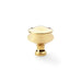 Alexander & Wilks Cupboard Knob Unlacquered Brass AW - Harris Cupboard Knob