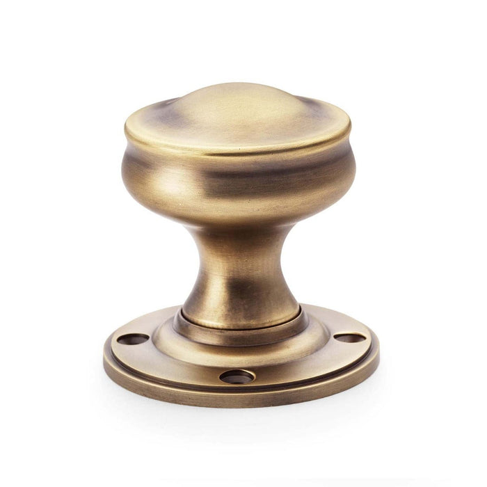 Alexander & Wilks Cupboard Knob Antique Brass AW - Harris Door Knob