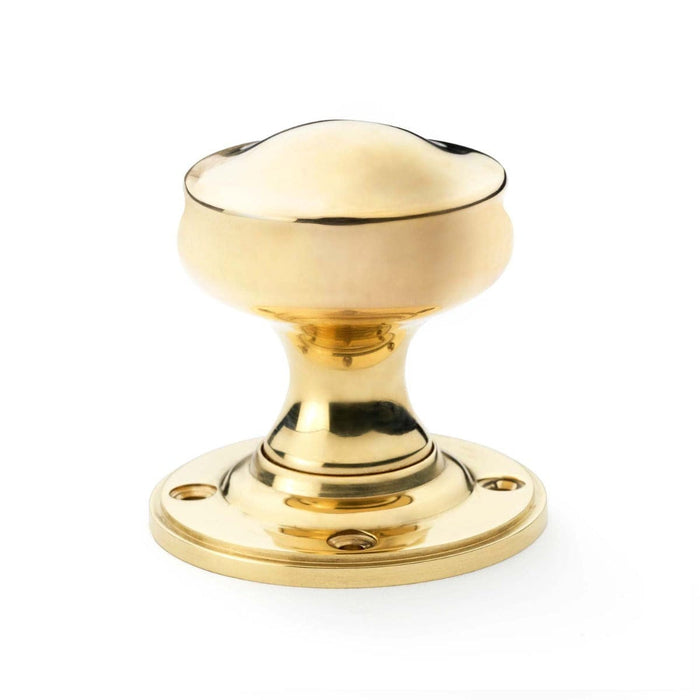 Alexander & Wilks Cupboard Knob Unlacquered Brass AW - Harris Door Knob