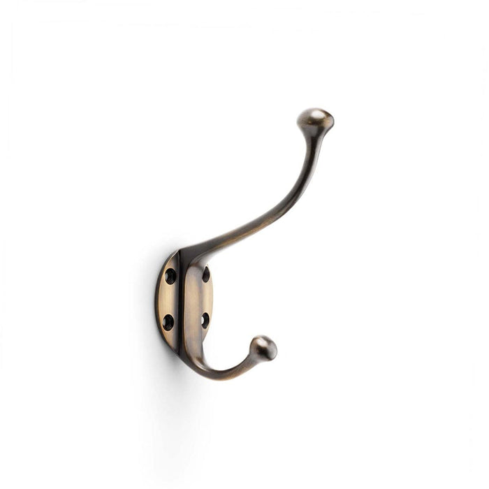 Alexander & Wilks Coat & Hat Hooks Antique Bronze AW Hat & Coat Hook