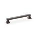 Alexander & Wilks Cupboard Handles Dark Bronze AW - Jesper Square Cabinet Pull Handle -Centres 160mm