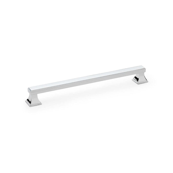 Alexander & Wilks Cupboard Handles Polished Chrome AW - Jesper Square Cabinet Pull Handle - Centres 224mm