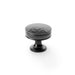 Alexander & Wilks Cupboard Knob Dark Bronze AW LYND HAMMERED CUPBOARD KNOB 38MM DIA.