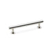 Alexander & Wilks Cupboard Handles Polished Nickel AW Round T-Bar Cabinet Pull Handle - 128mm