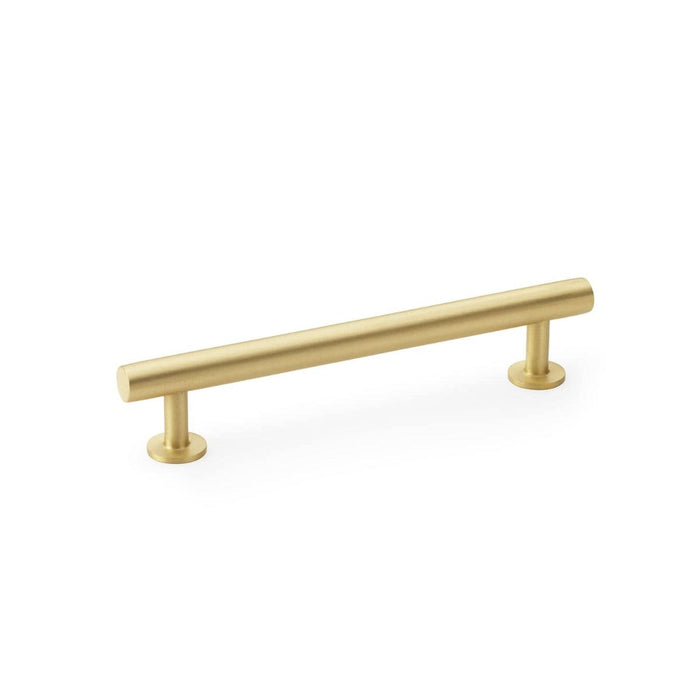 Alexander & Wilks Cupboard Handles Satin Brass AW Round T-Bar Cabinet Pull Handle - 128mm