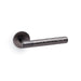 Alexander & Wilks Handles Dark Bronze AW - Spitfire Hammered Lever on Round Rose