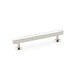 Alexander & Wilks Cupboard Handles Polished Nickel AW - Square T-Bar Cabinet Pull Handle -128mm