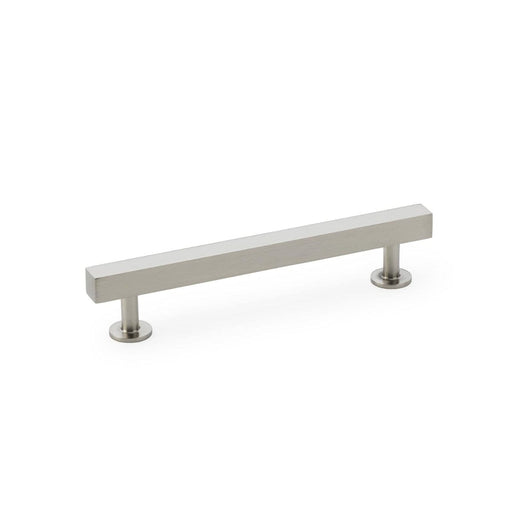 Alexander & Wilks Cupboard Handles Satin Nickel AW - Square T-Bar Cabinet Pull Handle -128mm