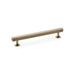 Alexander & Wilks Cupboard Handles Antique Brass AW - Square T-Bar Cabinet Pull Handle - 160mm