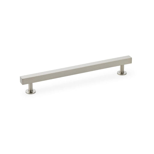 Alexander & Wilks Cupboard Handles Satin Nickel AW - Square T-Bar Cabinet Pull Handle -192mm