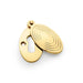 Alexander & Wilks Escutcheons Unlacquered Brass AW - Standard Key Profile Ellipse Escutcheon with Christoph Design Cover