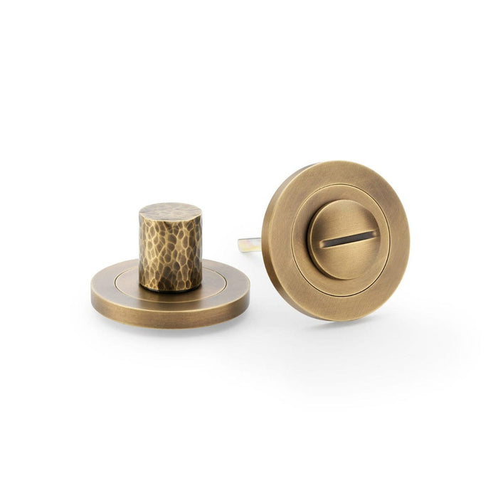 Alexander & Wilks Turn & Release Italian Brass AW TURN & RELEASE HAMMERED ON 50X6MM ROSE