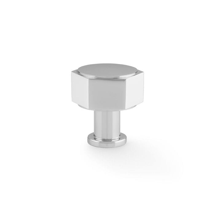 Alexander & Wilks Cupboard Knob Polished Chrome / 33mm AW VESPER HEX CABINET KNOB