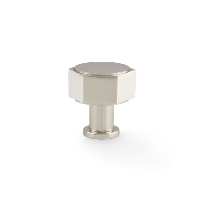 Alexander & Wilks Cupboard Knob Polished Nickel / 33mm AW VESPER HEX CABINET KNOB