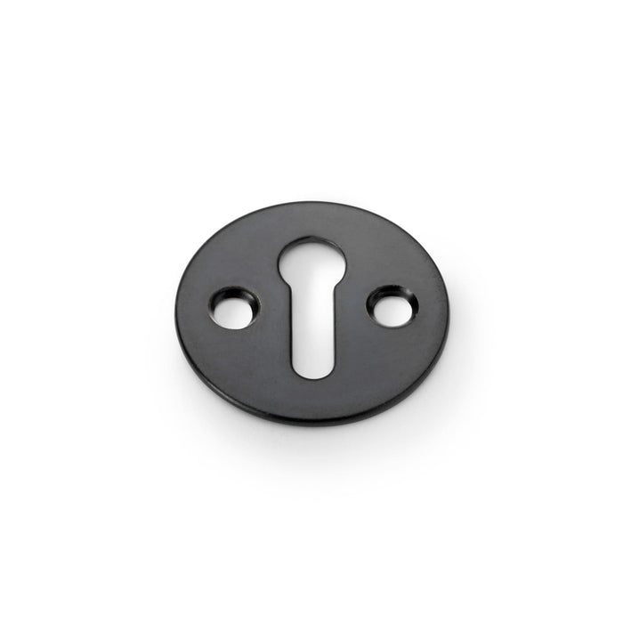 Alexander & Wilks Escutcheons Black AW - Victorian Standard Profile Escutcheon