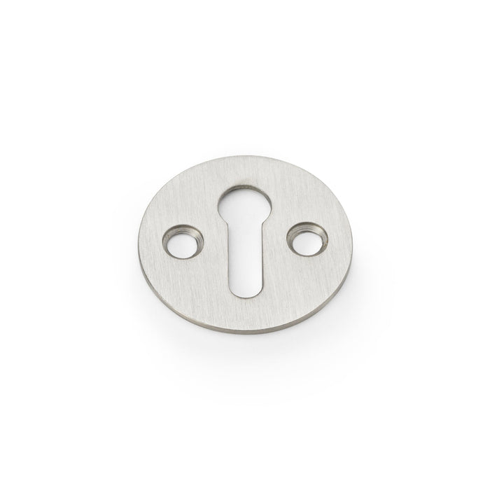 Alexander & Wilks Escutcheons Satin Nickel AW - Victorian Standard Profile Escutcheon