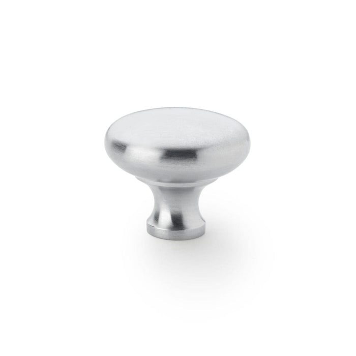 Alexander & Wilks Cupboard Knob Satin Chrome AW WADE ROUND CABINET KNOB 38MM