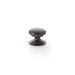 Alexander & Wilks Cupboard Knob Dark Bronze / 25mm AW - Waltz Round Cupboard Knob on Stepped Rose