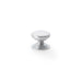 Alexander & Wilks Cupboard Knob Satin Nickel / 25mm AW - Waltz Round Cupboard Knob on Stepped Rose