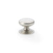 Alexander & Wilks Cupboard Knob Satin Nickel / 32mm AW - Waltz Round Cupboard Knob on Stepped Rose