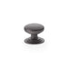 Alexander & Wilks Cupboard Knob Dark Bronze AW - Waltz Round Cupboard Knob on Stepped Rose -Knob 32mm